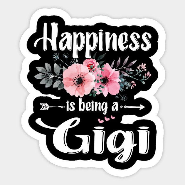 Happiness Is Being A Gigi Mother's Day Gift Sticker by flandyglot